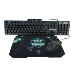 Kit Gamer 3 en 1, Teclado, Mouse y Pad Mouse